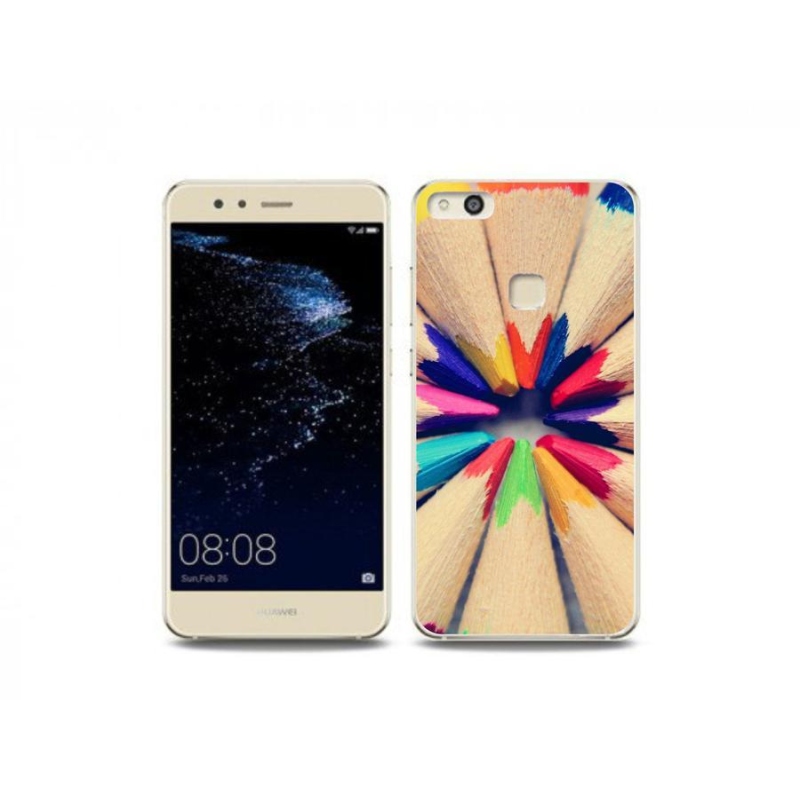 Gélový kryt mmCase na mobil Huawei P10 Lite - pastelky