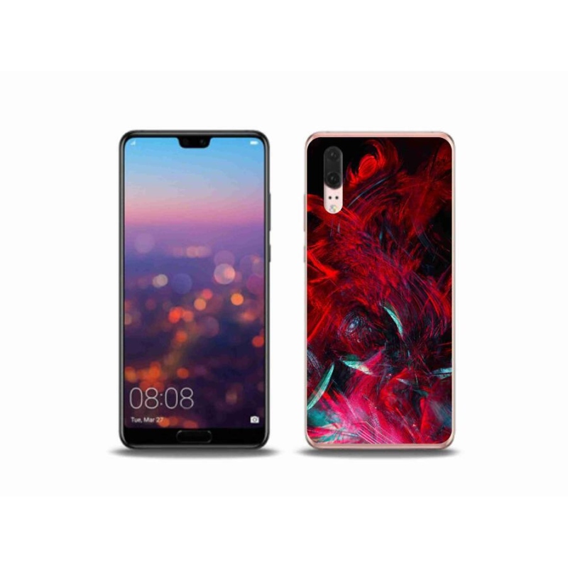 Gélový kryt mmCase na mobil Huawei P20 - abstrakt 16