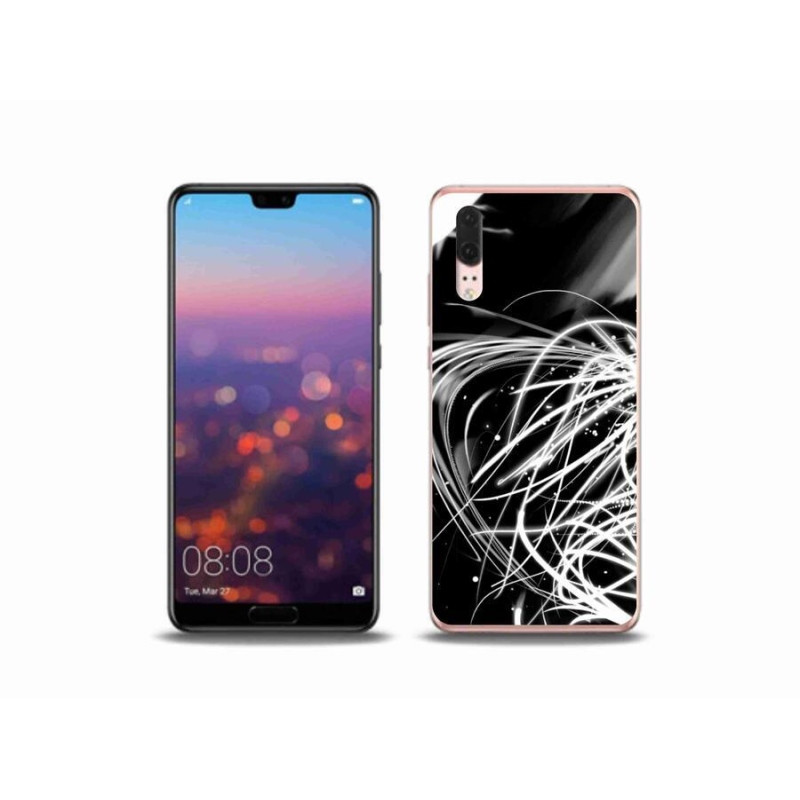 Gélový kryt mmCase na mobil Huawei P20 - abstrakt 2