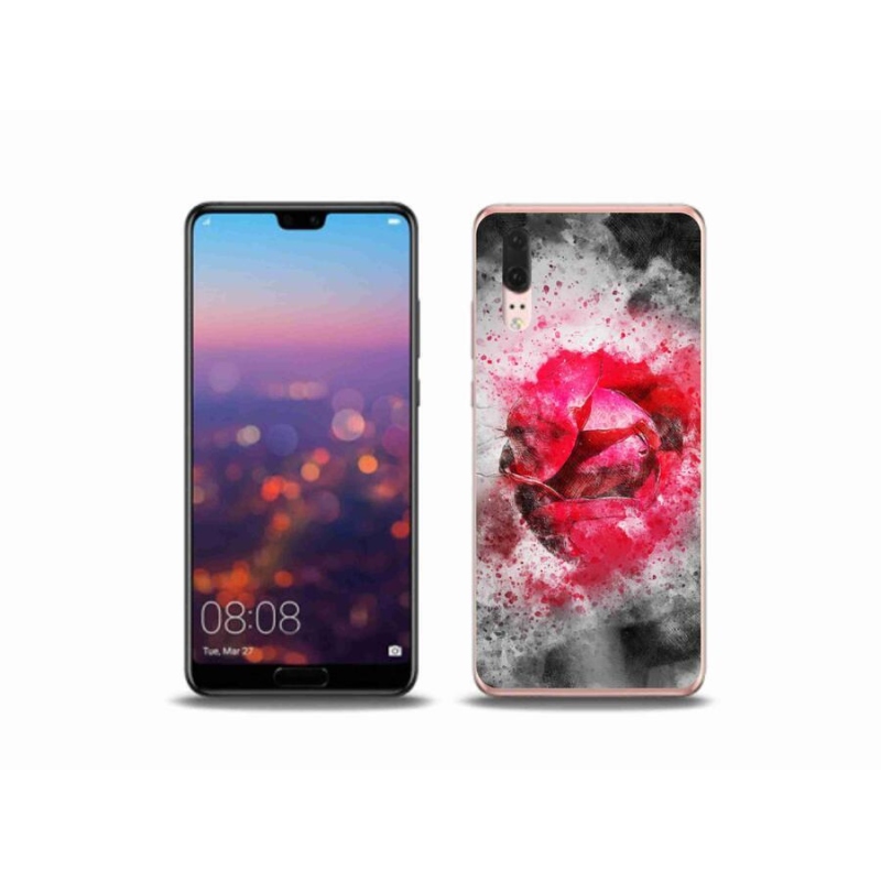 Gélový kryt mmCase na mobil Huawei P20 - abstrakt 9