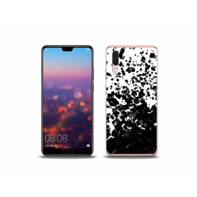 Gélový kryt mmCase na mobil Huawei P20 - abstraktné vzor 1