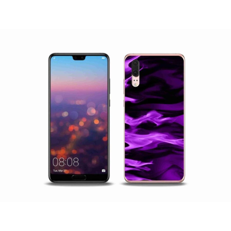 Gélový kryt mmCase na mobil Huawei P20 - abstraktné vzor 9