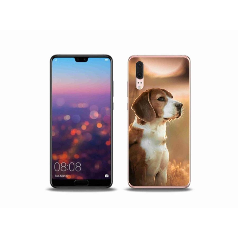 Gélový kryt mmCase na mobil Huawei P20 - bígl