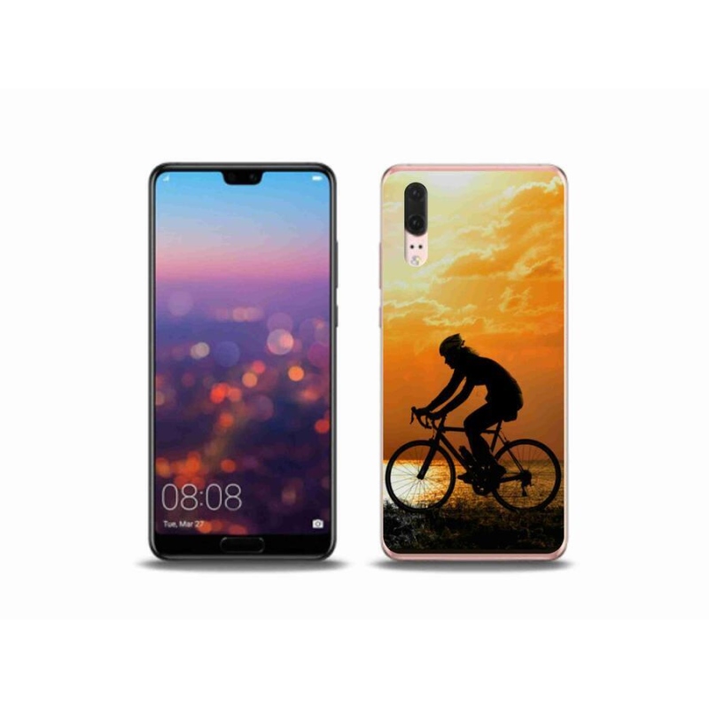 Gélový kryt mmCase na mobil Huawei P20 - cyklovýlety