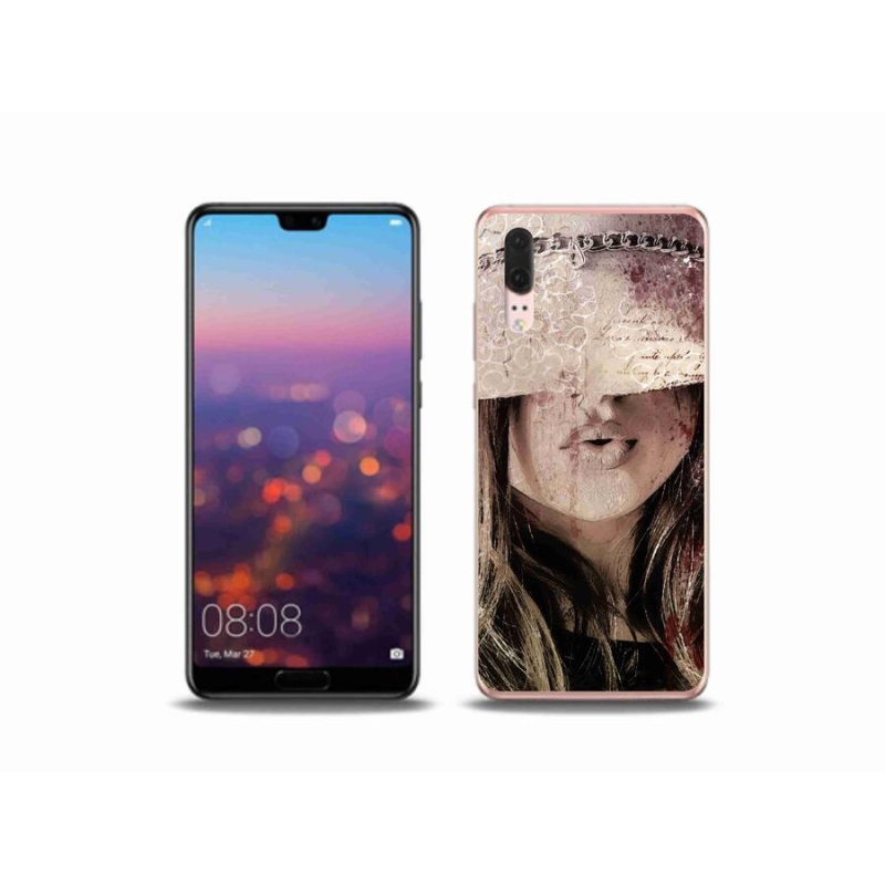 Gélový kryt mmCase na mobil Huawei P20 - dievča