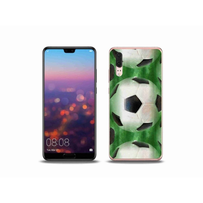 Gélový kryt mmCase na mobil Huawei P20 - futbalová lopta