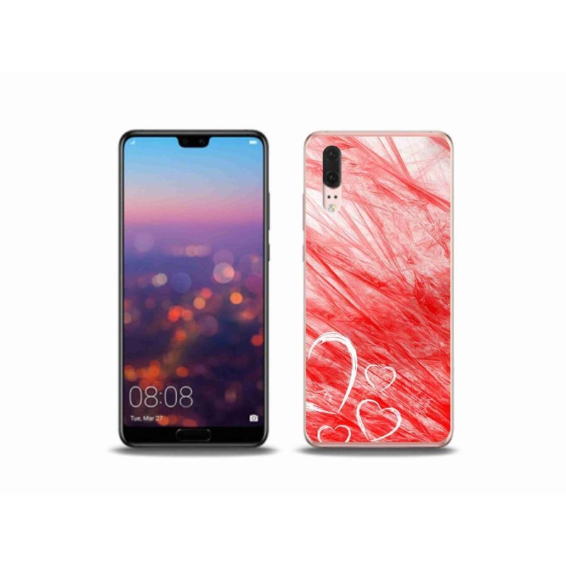 Gélový kryt mmCase na mobil Huawei P20 - heart