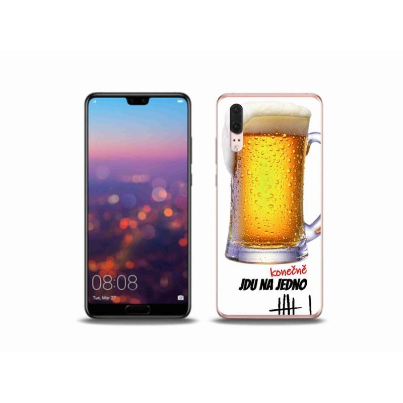 Gélový kryt mmCase na mobil Huawei P20 - idem na jedno