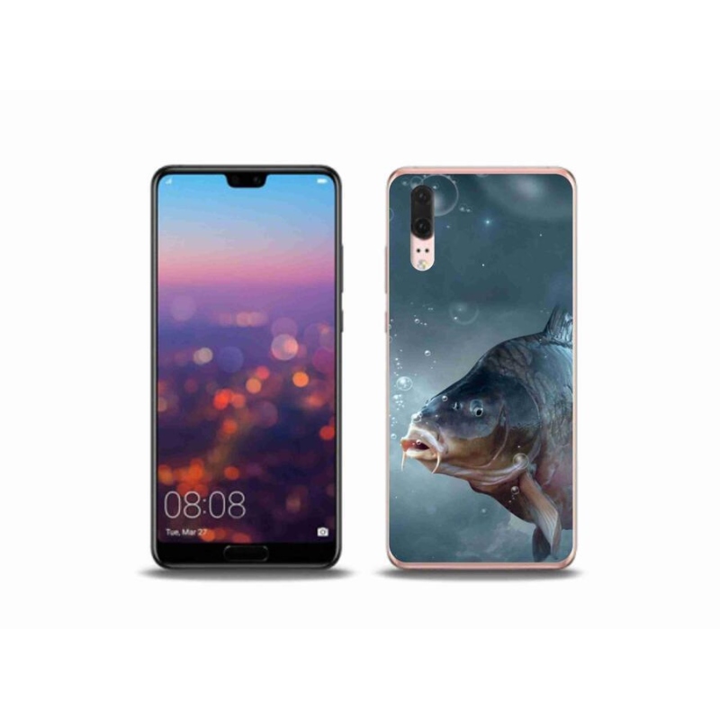 Gélový kryt mmCase na mobil Huawei P20 - kapor a bublinky