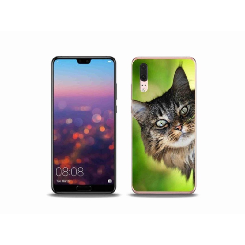 Gélový kryt mmCase na mobil Huawei P20 - mačka 3