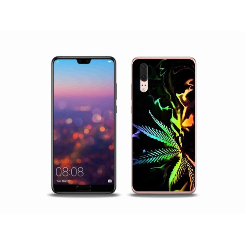 Gélový kryt mmCase na mobil Huawei P20 - konope 2