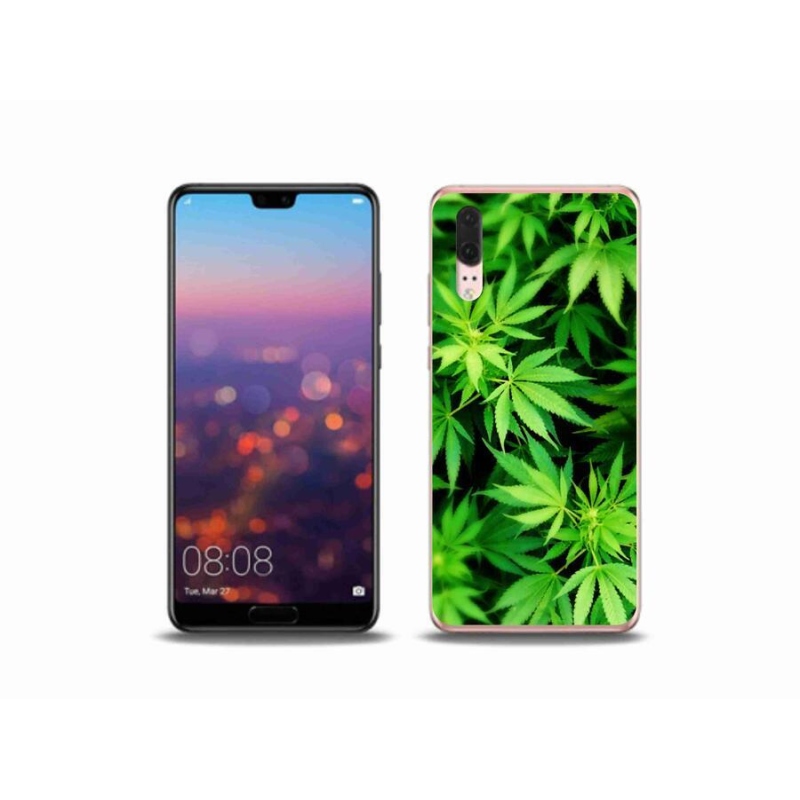 Gélový kryt mmCase na mobil Huawei P20 - konope 3