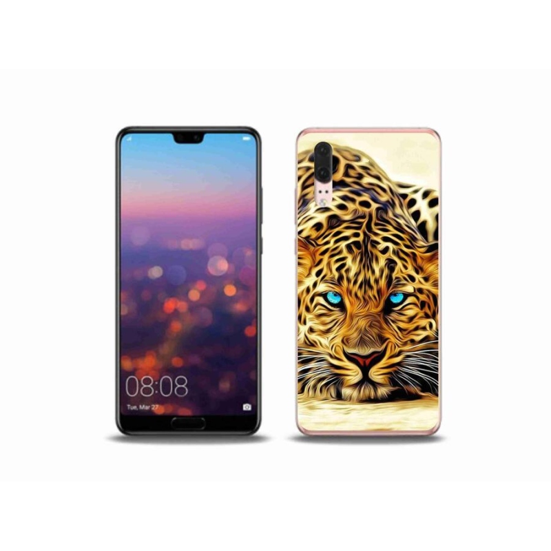 Gélový kryt mmCase na mobil Huawei P20 - kreslený tiger