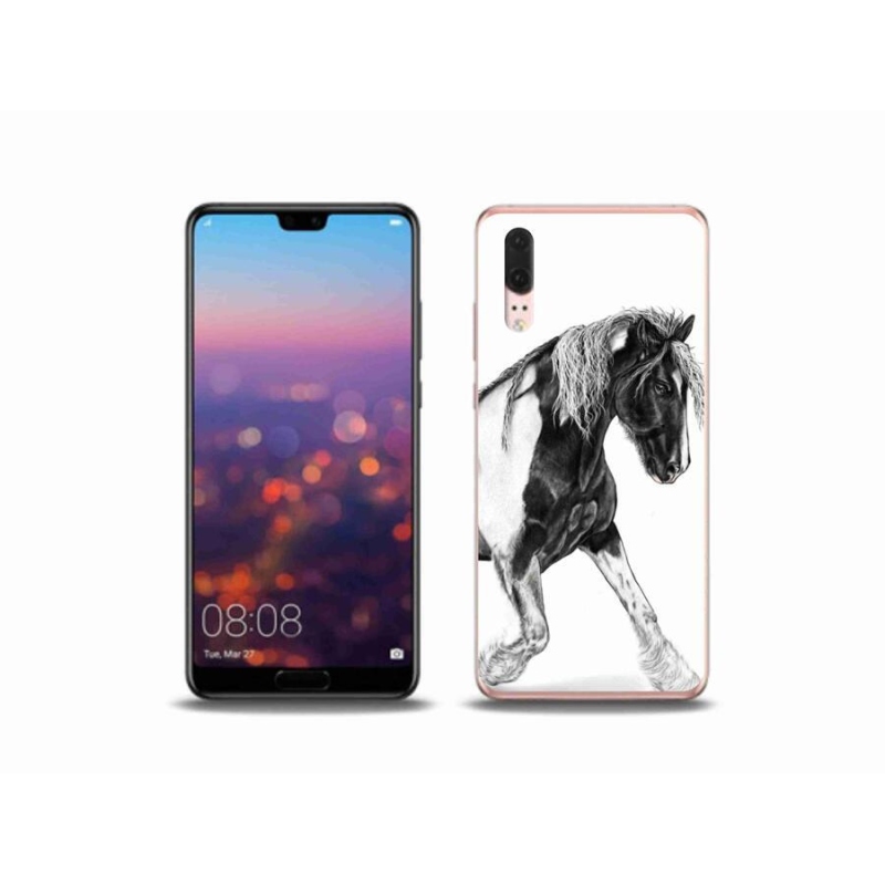 Gélový kryt mmCase na mobil Huawei P20 - kôň