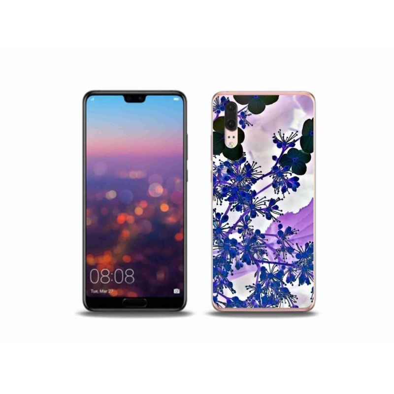 Gélový kryt mmCase na mobil Huawei P20 - kvet hortenzie