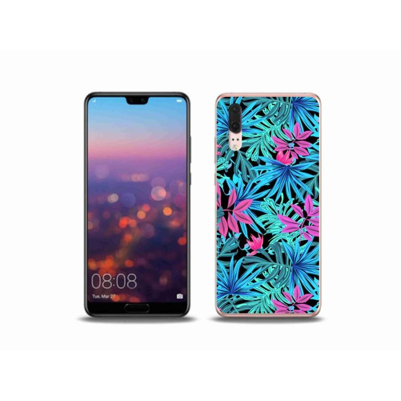 Gélový kryt mmCase na mobil Huawei P20 - kvety 3