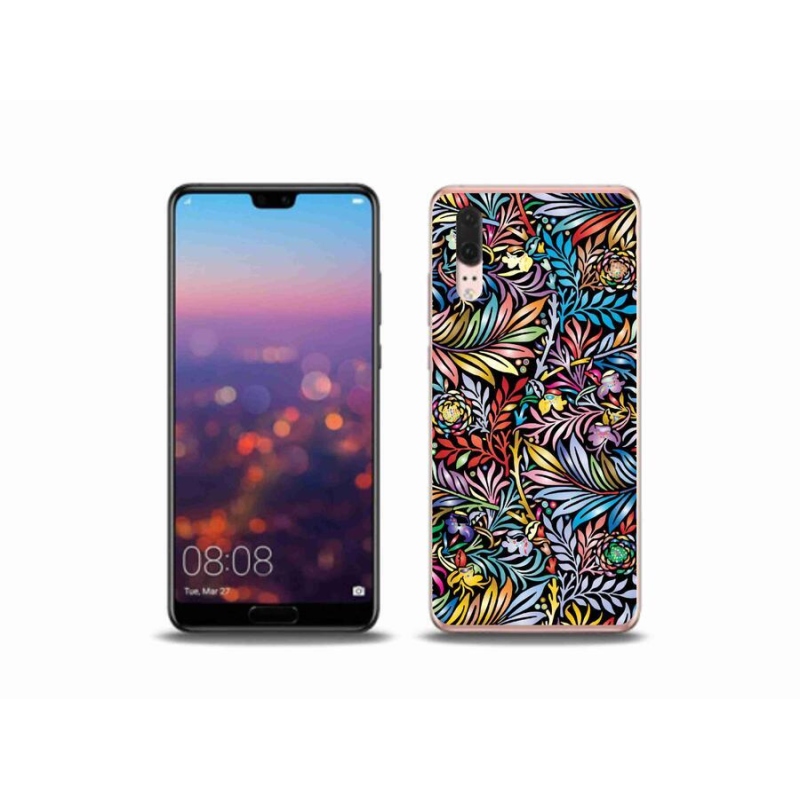 Gélový kryt mmCase na mobil Huawei P20 - kvety 5