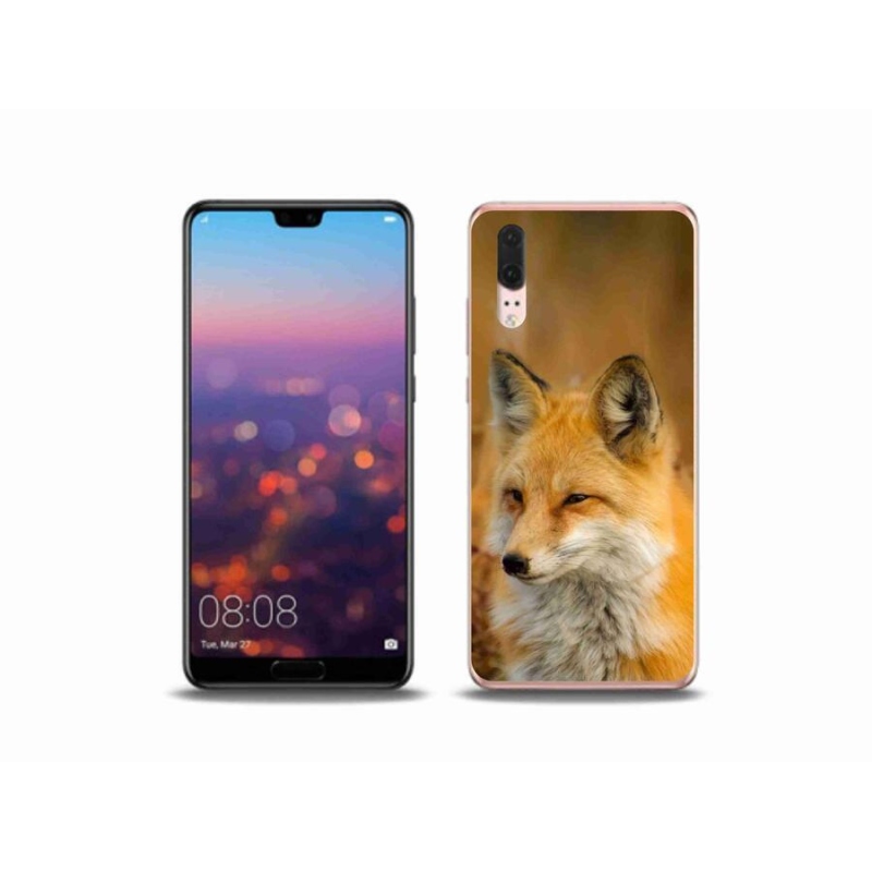 Gélový kryt mmCase na mobil Huawei P20 - líška