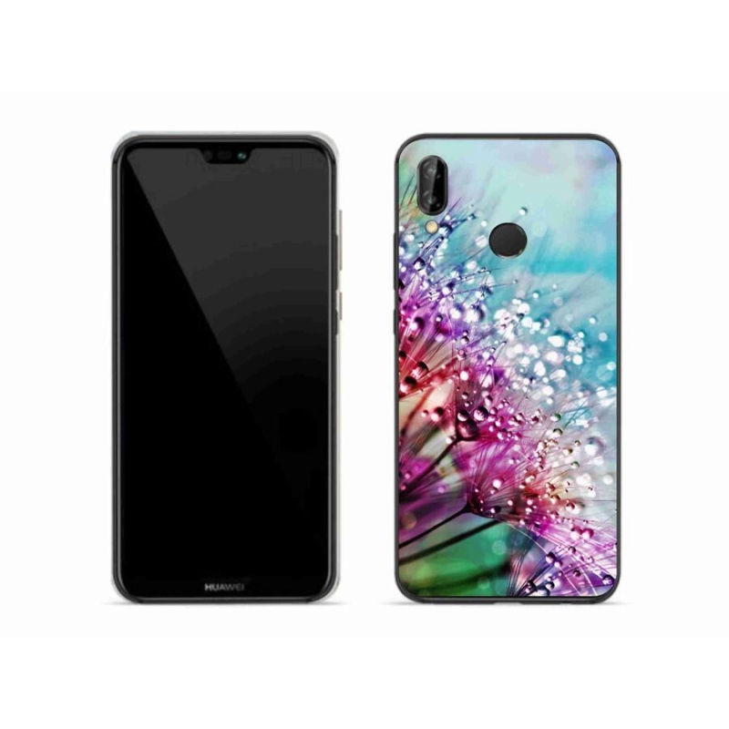 Gélový kryt mmCase na mobil Huawei P20 Lite - farebné kvety