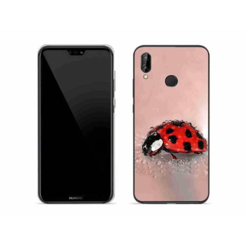 Gélový kryt mmCase na mobil Huawei P20 Lite - lienka