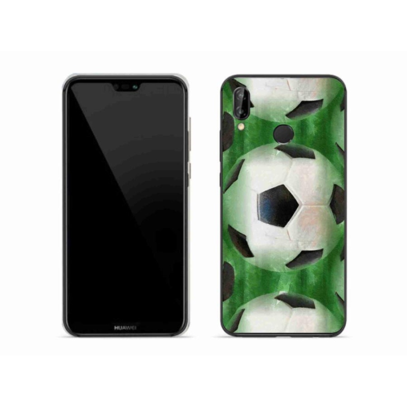 Gélový kryt mmCase na mobil Huawei P20 Lite - futbalová lopta