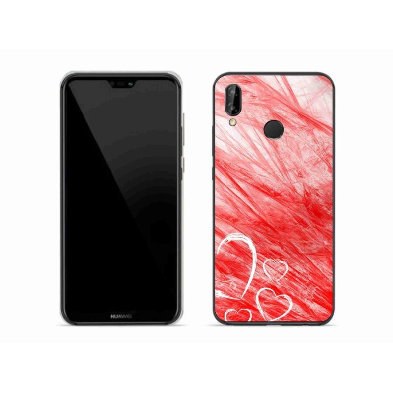 Gélový kryt mmCase na mobil Huawei P20 Lite - heart