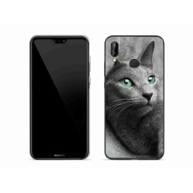 Gélový kryt mmCase na mobil Huawei P20 Lite - mačka 2