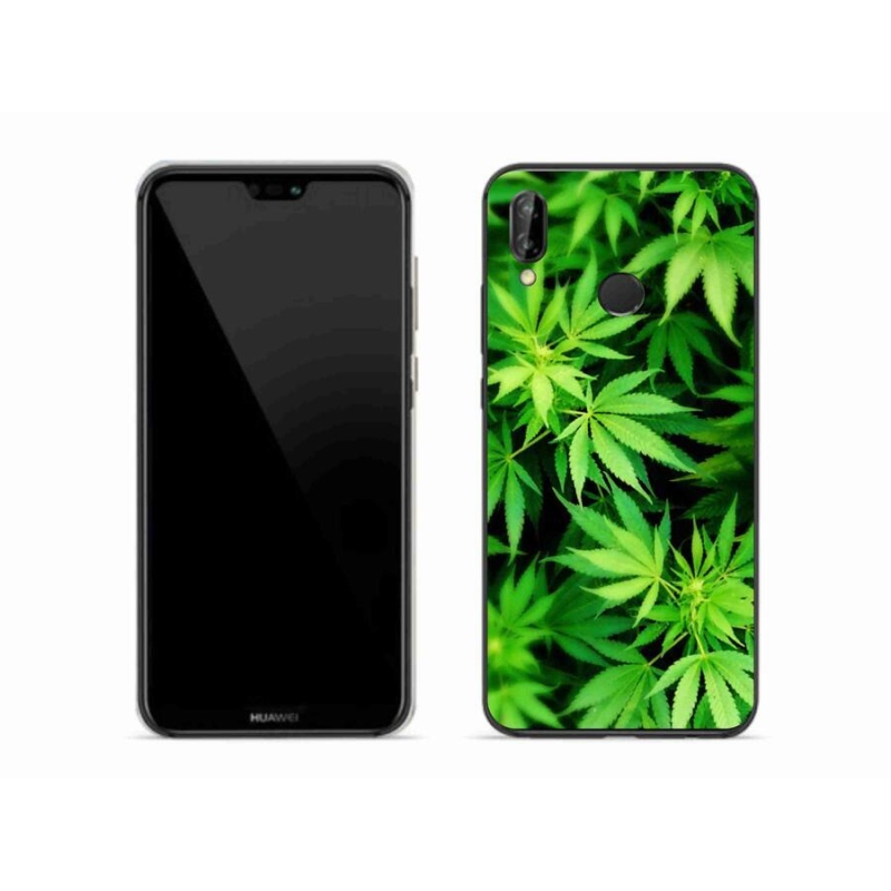 Gélový kryt mmCase na mobil Huawei P20 Lite - konope 3