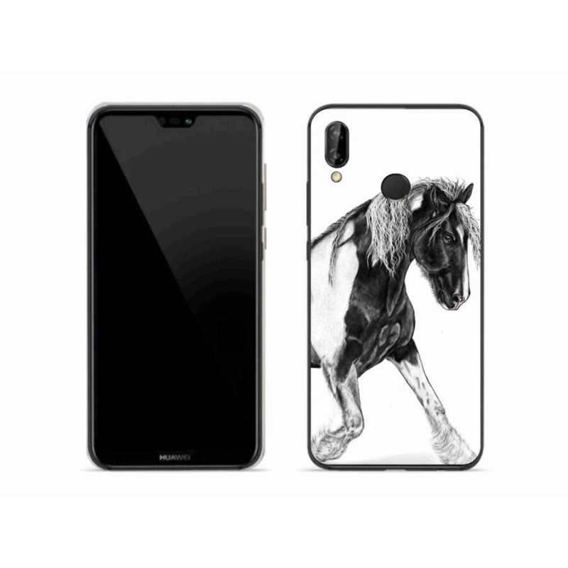 Gélový kryt mmCase na mobil Huawei P20 Lite - kôň