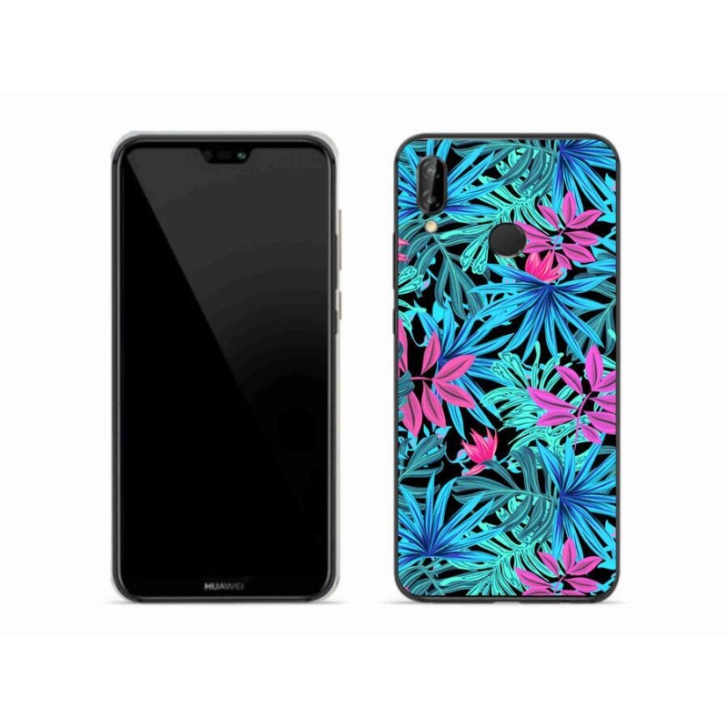 Gélový kryt mmCase na mobil Huawei P20 Lite - kvety 3