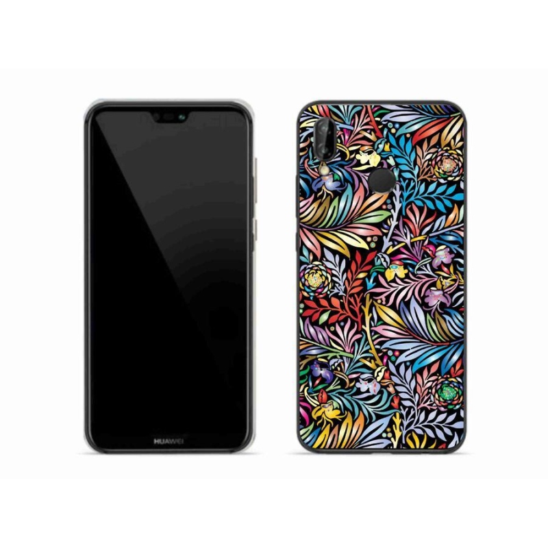 Gélový kryt mmCase na mobil Huawei P20 Lite - kvety 5