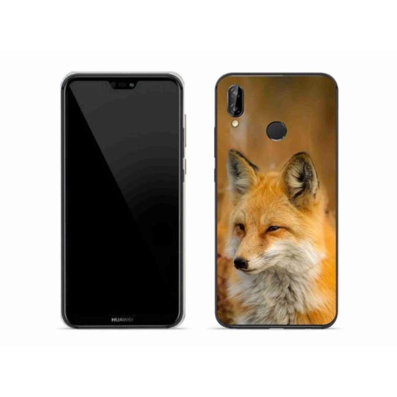 Gélový kryt mmCase na mobil Huawei P20 Lite - líška