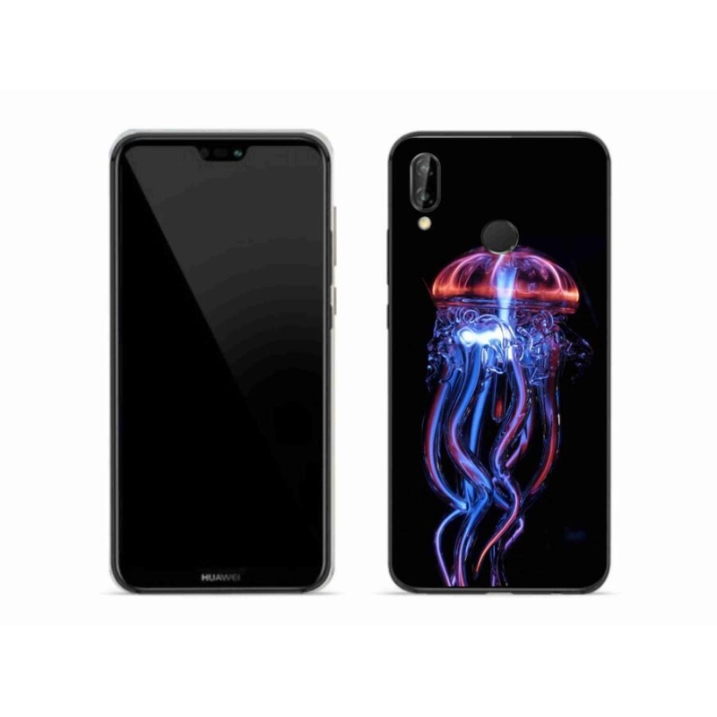 Gélový kryt mmCase na mobil Huawei P20 Lite - medúza