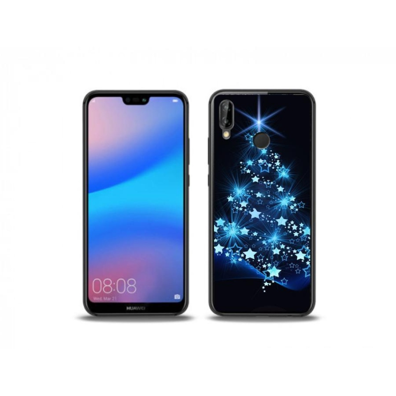 Gélový kryt mmCase na mobil Huawei P20 Lite - vianočný stromček