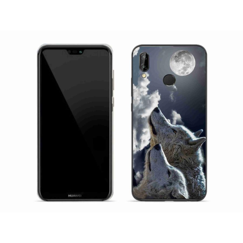 Gélový kryt mmCase na mobil Huawei P20 Lite - vlci