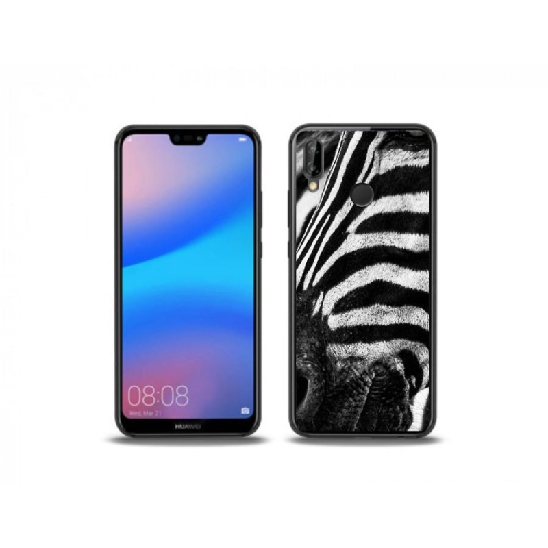 Gélový kryt mmCase na mobil Huawei P20 Lite - zebra