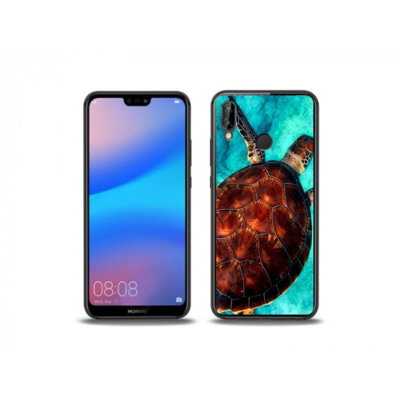 Gélový kryt mmCase na mobil Huawei P20 Lite - korytnačka