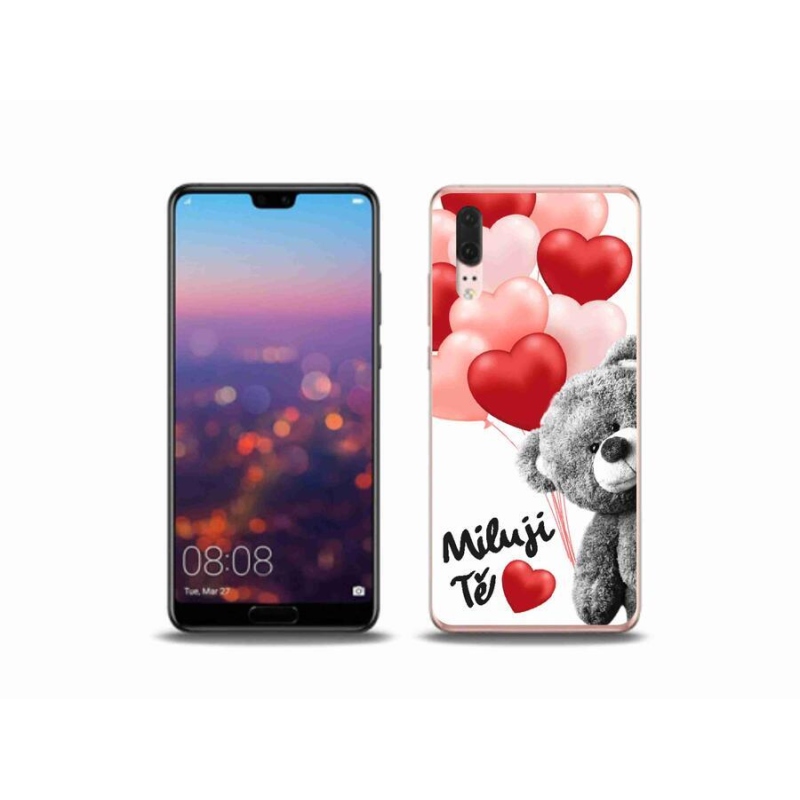 Gélový kryt mmCase na mobil Huawei P20 - milujem Ťa