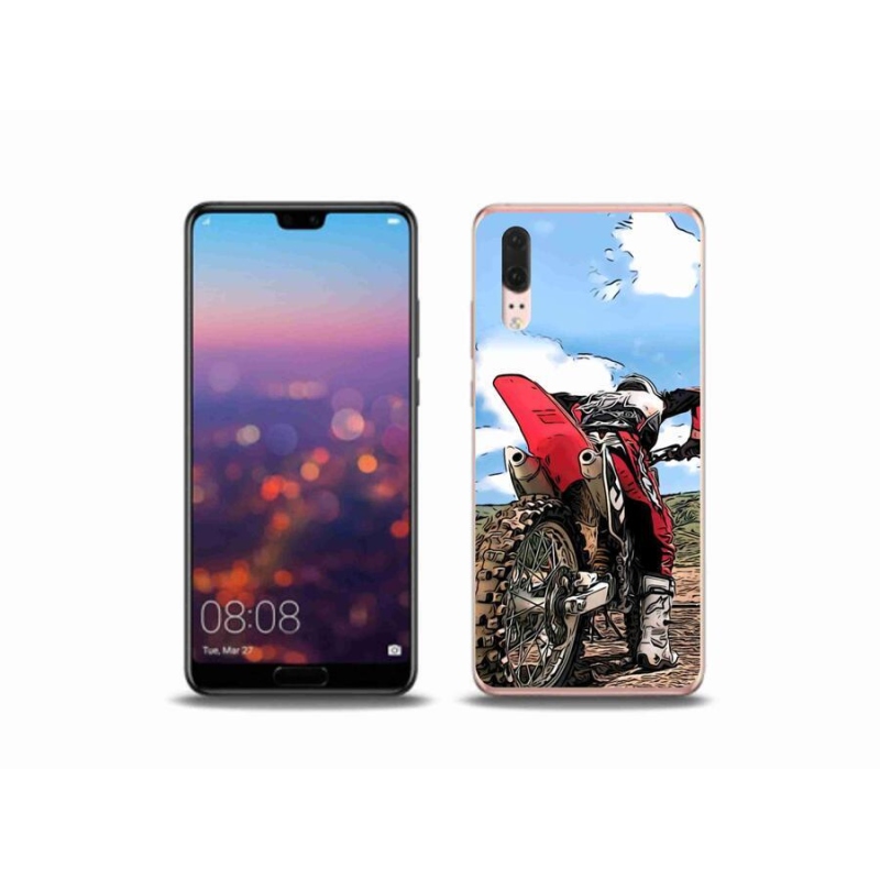 Gélový kryt mmCase na mobil Huawei P20 - moto