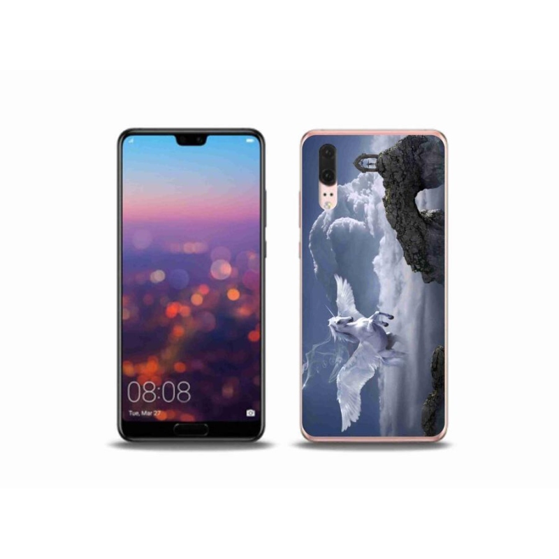 Gélový kryt mmCase na mobil Huawei P20 - pegas