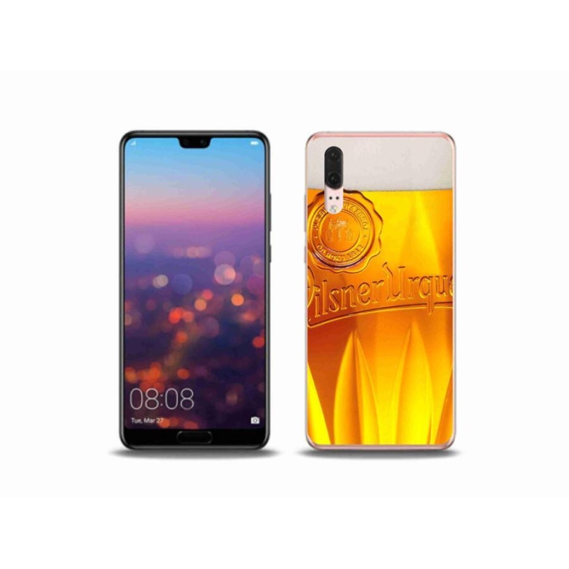 Gélový kryt mmCase na mobil Huawei P20 - pivo