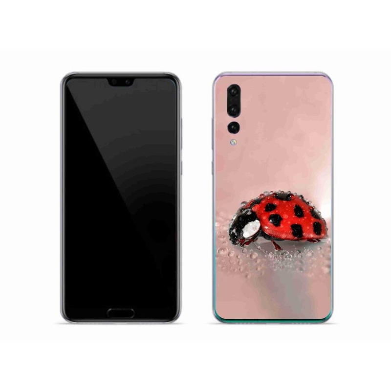 Gélový kryt mmCase na mobil Huawei P20 Pro - lienka