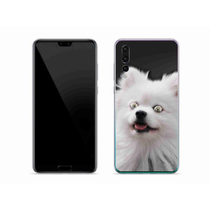 Gélový kryt mmCase na mobil Huawei P20 Pro - biely špic