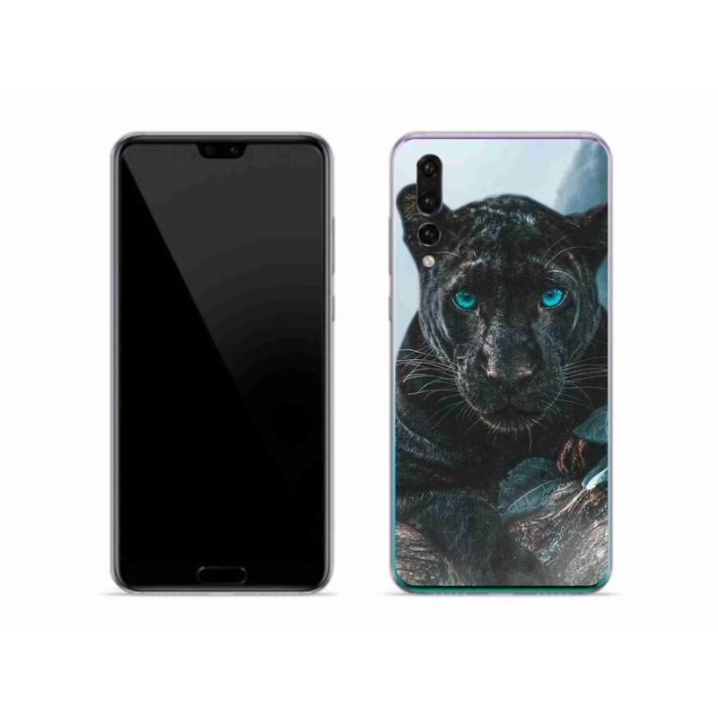 Gélový kryt mmCase na mobil Huawei P20 Pro - čierny panter