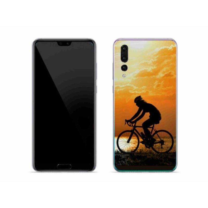 Gélový kryt mmCase na mobil Huawei P20 Pro - cyklovýlety