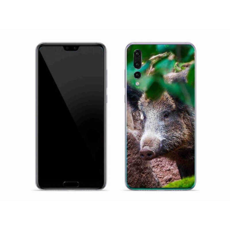 Gélový kryt mmCase na mobil Huawei P20 Pro - divoké prasa