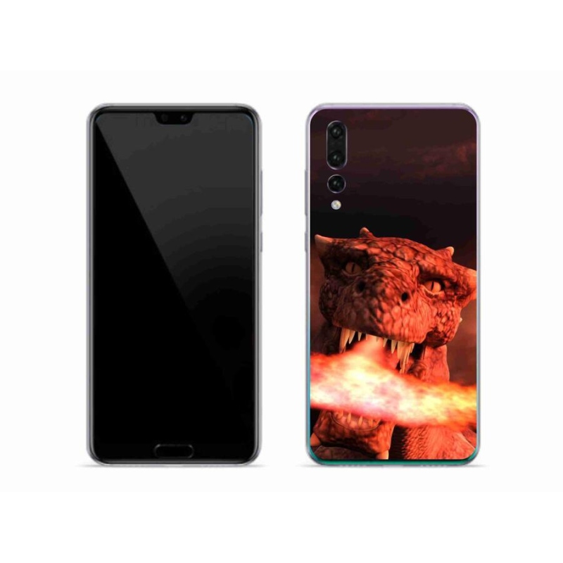 Gélový kryt mmCase na mobil Huawei P20 Pro - drak