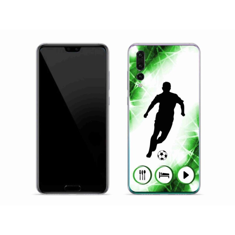 Gélový kryt mmCase na mobil Huawei P20 Pro - futbalista