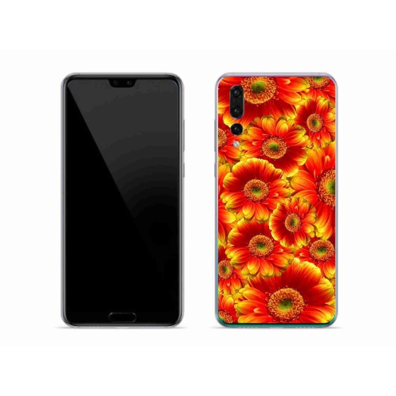 Gélový kryt mmCase na mobil Huawei P20 Pro - gerbera 1