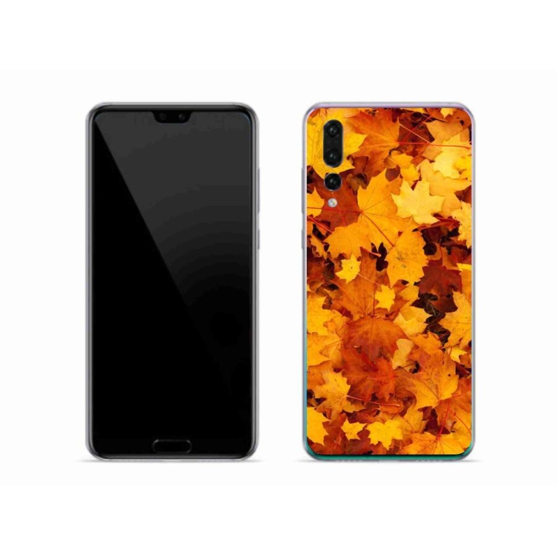 Gélový kryt mmCase na mobil Huawei P20 Pro - javorové listy